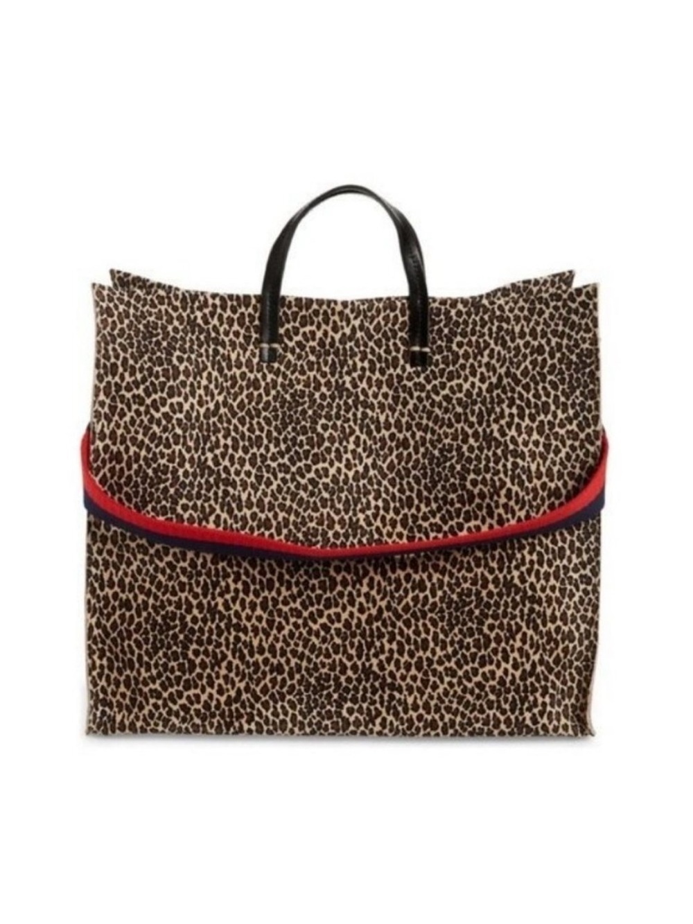 Clare V. Simple Tote Suede in Mini Cat NWT Convertible with Removable Strap